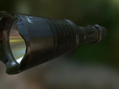 Tactical Flashlight Armytek Predator Pro Low-poly 3D model