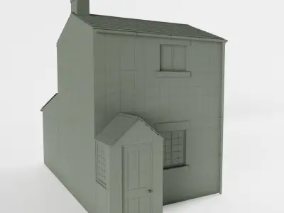 British Row Home 05 3D model