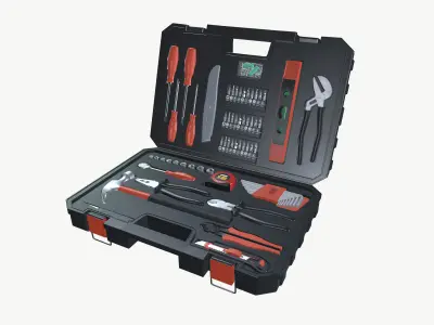 Toolkit box Free 3D model