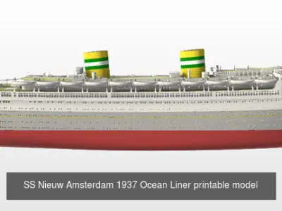 Big ocean liners printable models pack