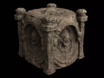 ancient box 3D model
