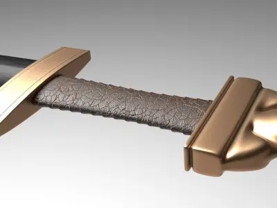 Viking sword 3D model get