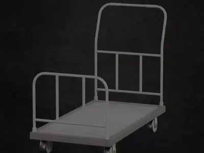 Industrial Trolley Free 3D model