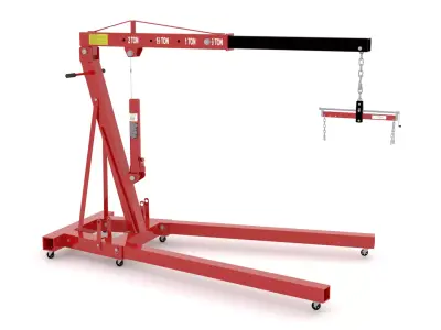 Engine Hoist v2 High Poly 3D model