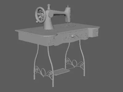 sewing machine 3D model purchase