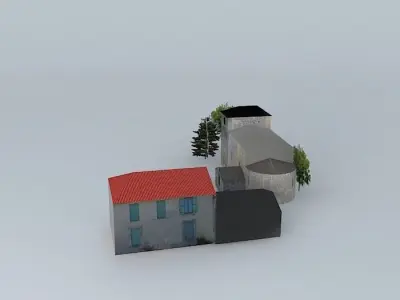Coutures Centre Dordogne Free 3D model