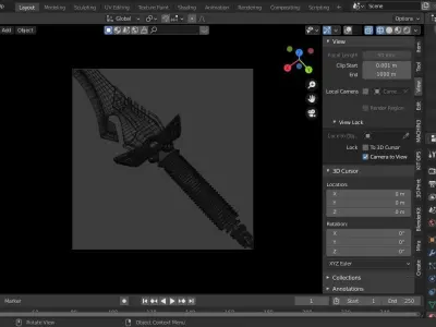 King Sword 3D model