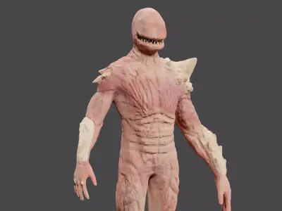 Fleshy Monster Low-poly 3D model