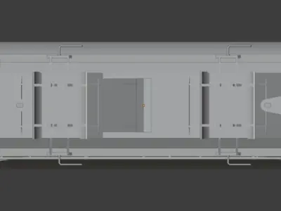 H0 1-87 scale Tagnpps 95 grain wagon 3D print model