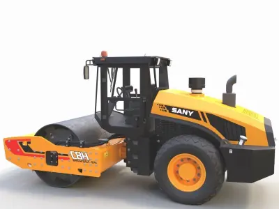  Road Roller 2 3D model