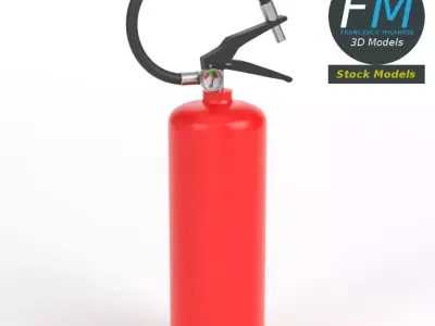 Fire extinguisher 3D model 10