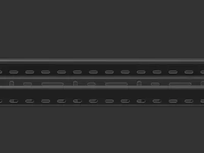 Cable Tray 75mm x 3000mm  TYPE2 3D model