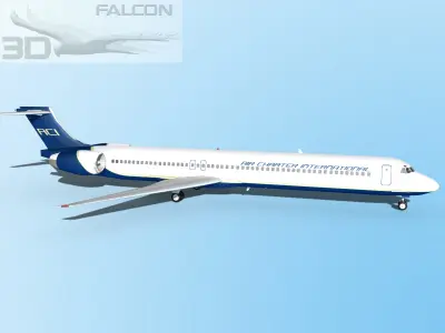 Falcon3D MD-80 Air Charter Intl 3D model