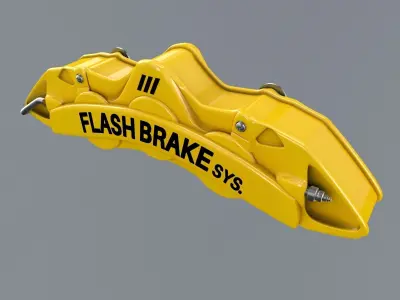 Car Disc Brake 3D model