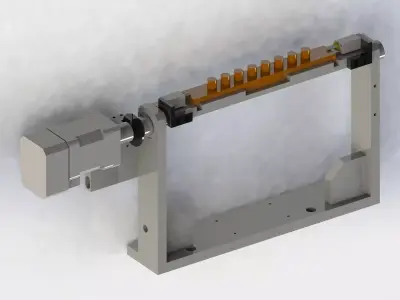 Motor rotation axis 3D model