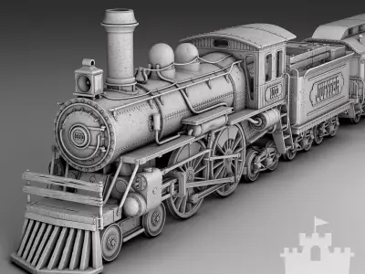 steam train remake 3D print model