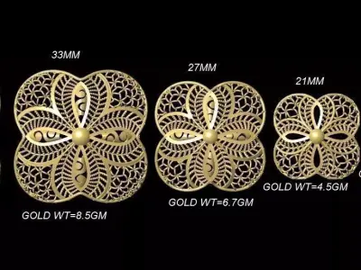 VR-PND2285 gold mask 3D print model