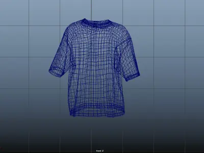 simple t shirt Free 3D model