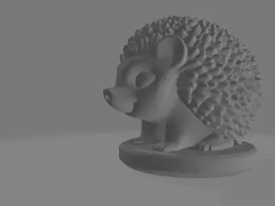Hedgehog Sculpture  3D model