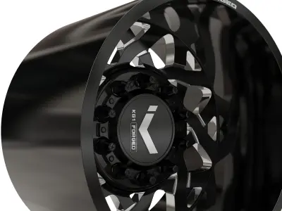 REAR KG1 KD008-2 DUALLY WHEEL 3D MODEL 3D model