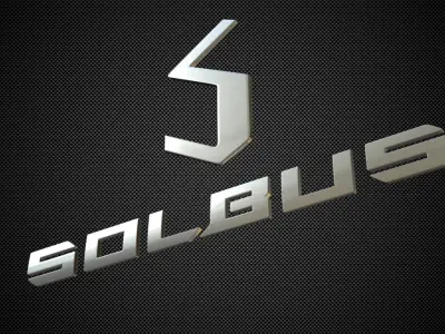 solbus logo 3D model