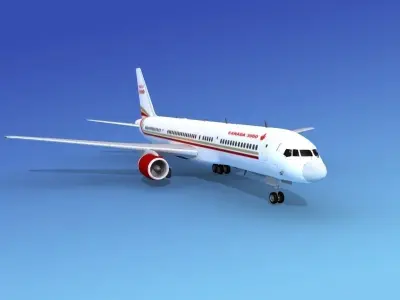 Boeing 757-200 Canada 3000 3D model