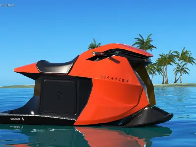  Searacer Jet Ski Orange 