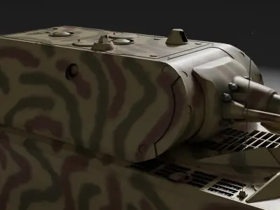 Panzer VIII Maus - German Heavy Tank Low-poly 3D model purchase