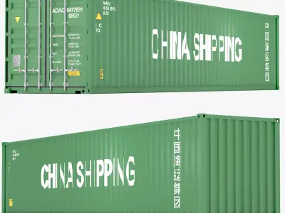 China Shipping Container 3D model