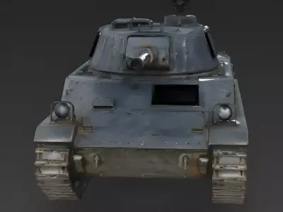 Light Armored Reconnaissance Tank 3D Model 3d model Low-poly 3D model