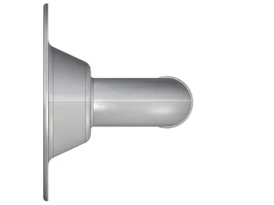 Fuel Gas Tank Air Vent Scupper 3D model