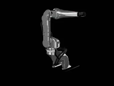 ABB IRB 5500-27 Industrial Robotic Arm 3D model