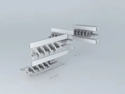 Metal screw Free 3D model