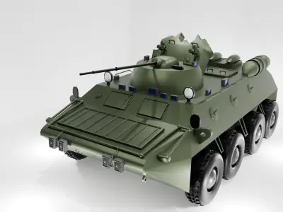 battle tank 3D model buy