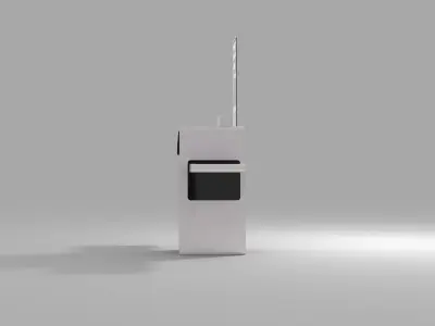 Self checkout design concept 3D model