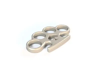 Knuckle Duster Model 01 Low-poly 3D model