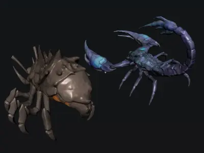Creatures Scorpion 3D model