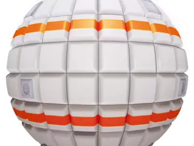 PBR Seamless Sci-Fi Texture 14 Low-poly 3D model