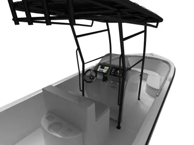 Boat 3D model 3D model purchase