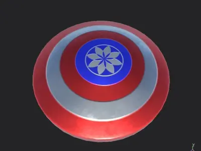 Shield For game Free low-poly 3D model