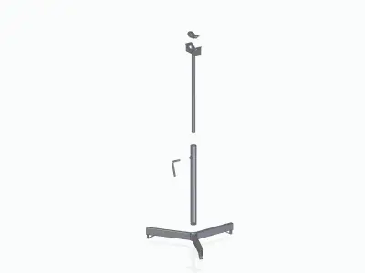 Tube Holder - Hercules 3D model