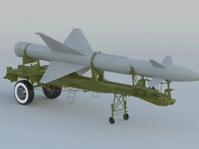 S-25 Berkut SA-1 Guild 3D model