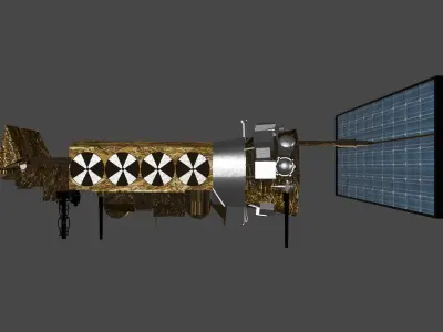 NOAA-15 Weather Satellite Free 3D model
