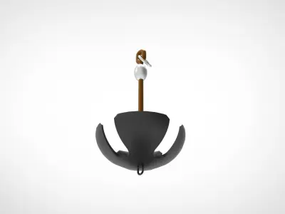 Mushroom Anchor 3D model