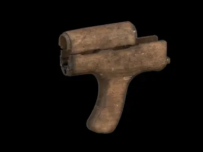  AK - Handguard - Romanian  Low-poly 3D model