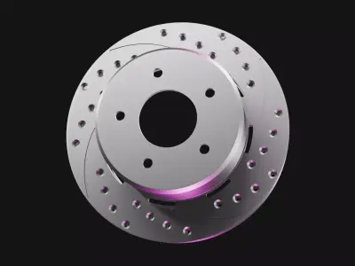 Vented Brake Disk 3D model