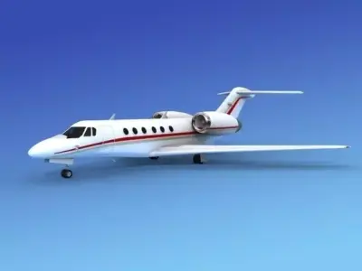Cessna Citation X V07 3D model