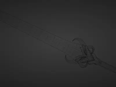 Devil Sword Low-poly 3D model