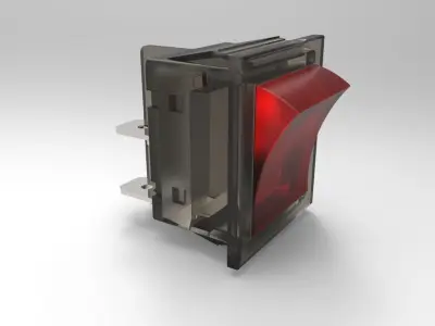 Rocker Switch Free 3D model