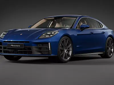 2024 Porsche Panamera 4 3D model